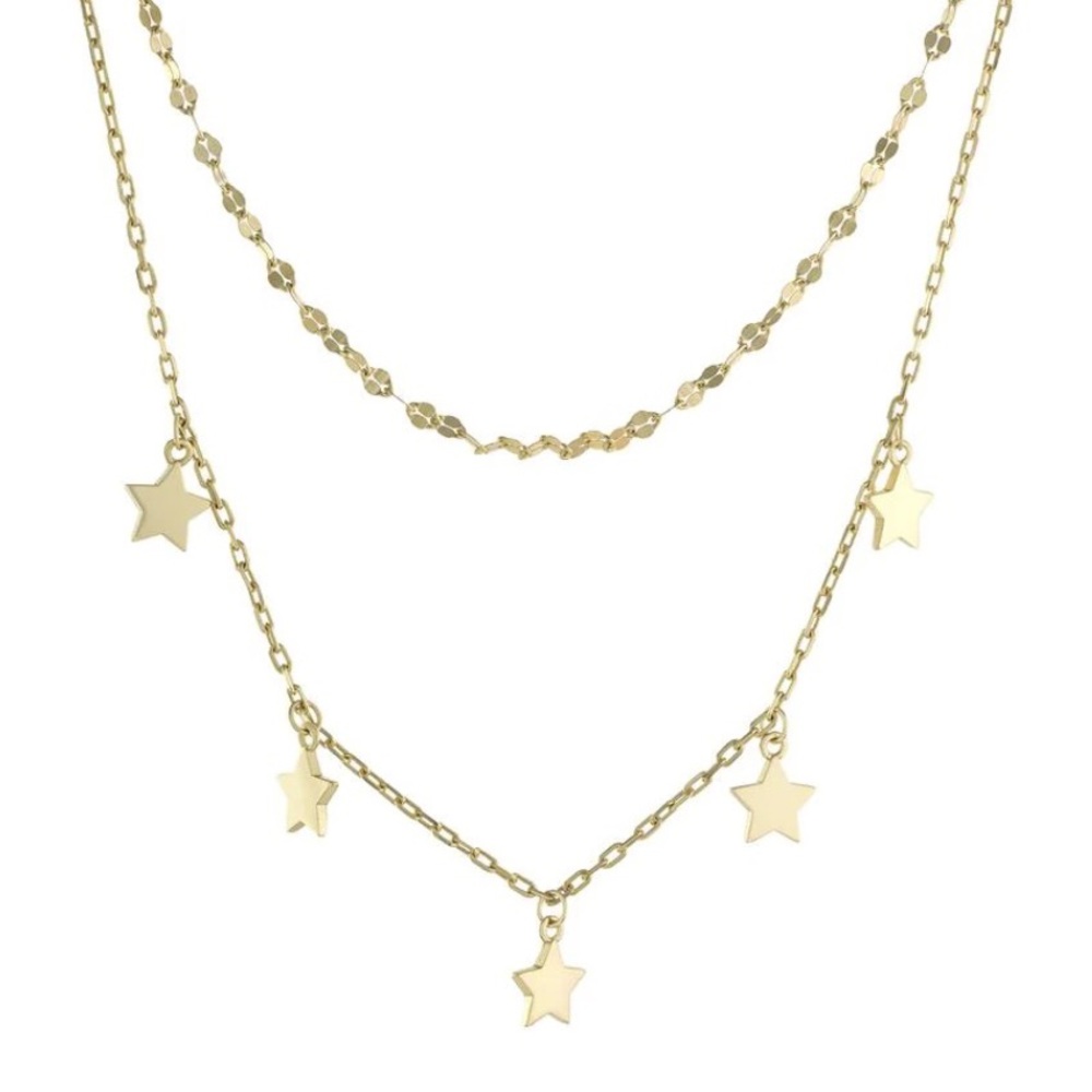 Multi chain star necklace (unworn)